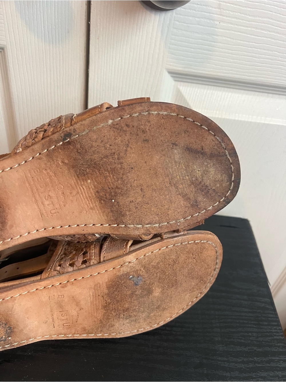 Bed Stu Leather Capriana Tan Sandals Size 8.5 - Picture 13 of 16